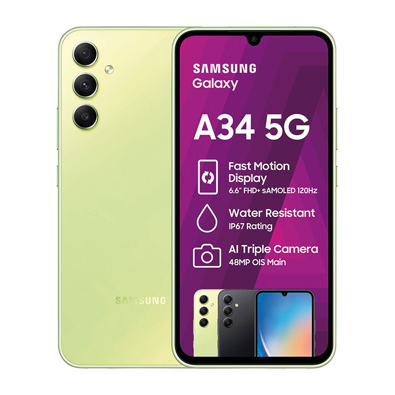 Samsung Galaxy A34 5G 128GB Awesome Lime
