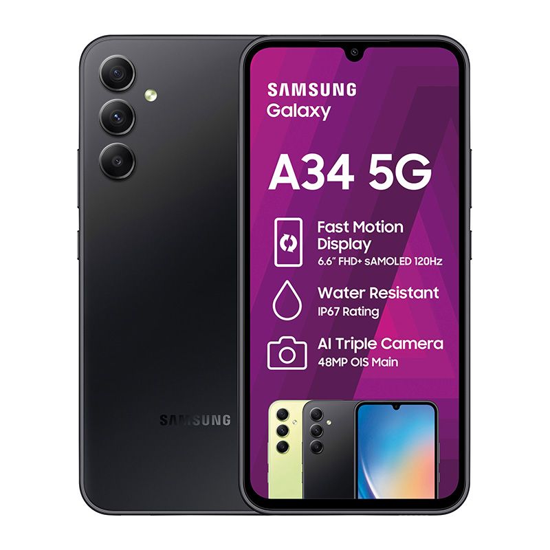 Samsung Galaxy A34 5G 128GB Awesome Graphite